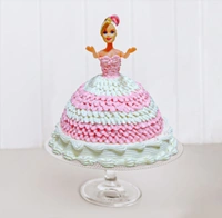 Barbie Doll Cake - 2 KG, Eggless