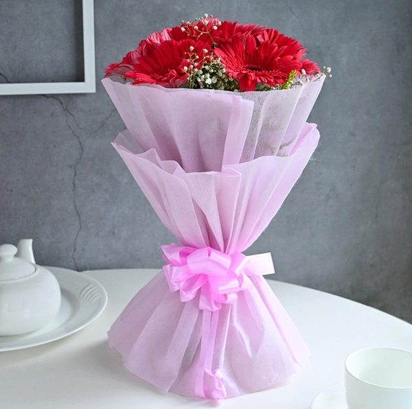 Bunch Of Red Gerberas