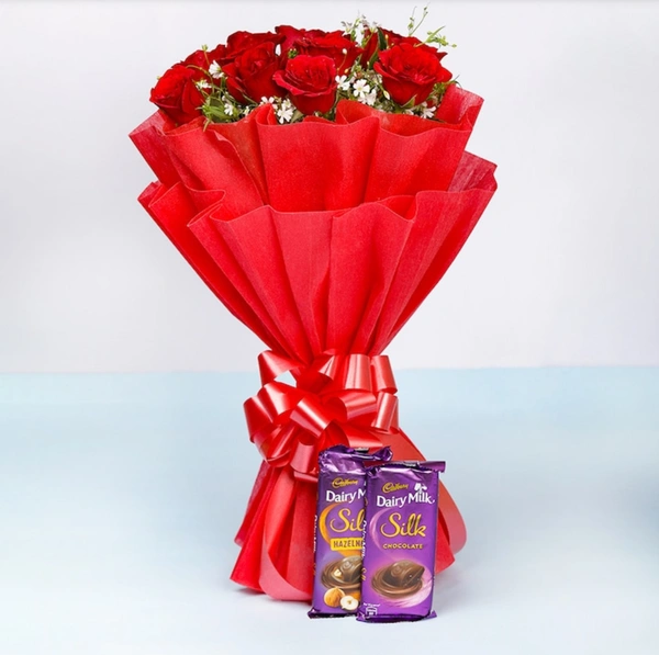 Bouquet With Silk