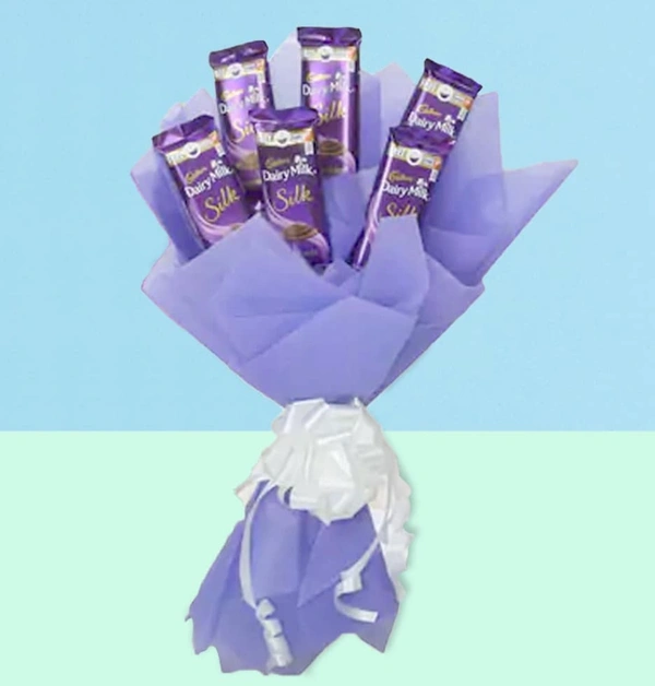 Chocolate Silk & Rose Bouquet 