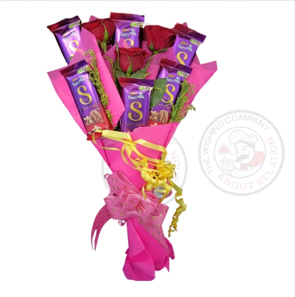 The Dairy Milk Silk With Red Rose