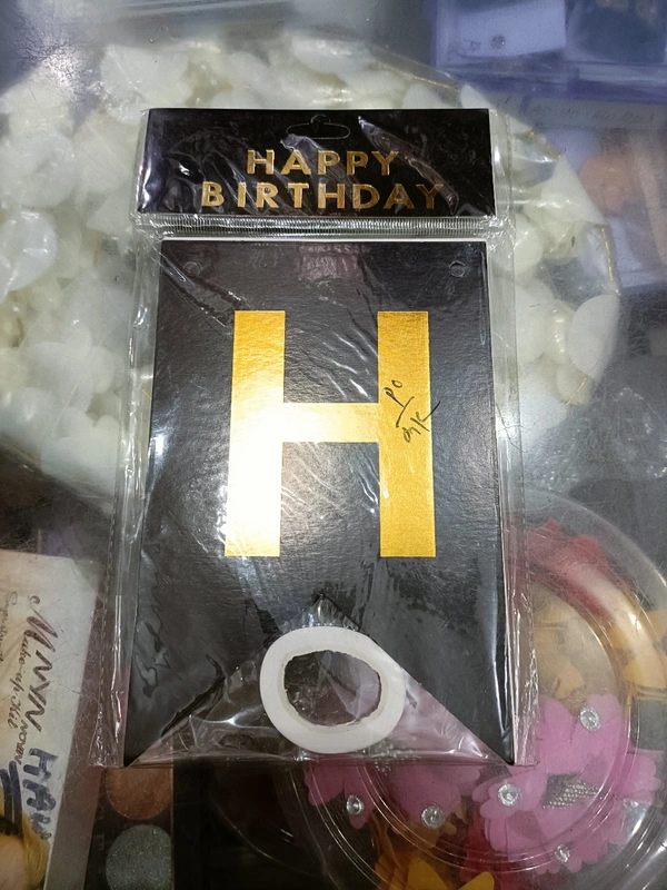 Birthday Banner Black 