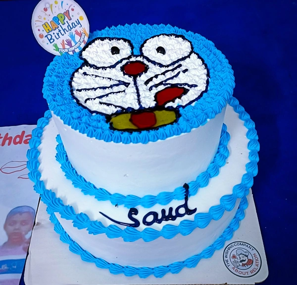 Doremon Cake - 1.5KG, Eggless