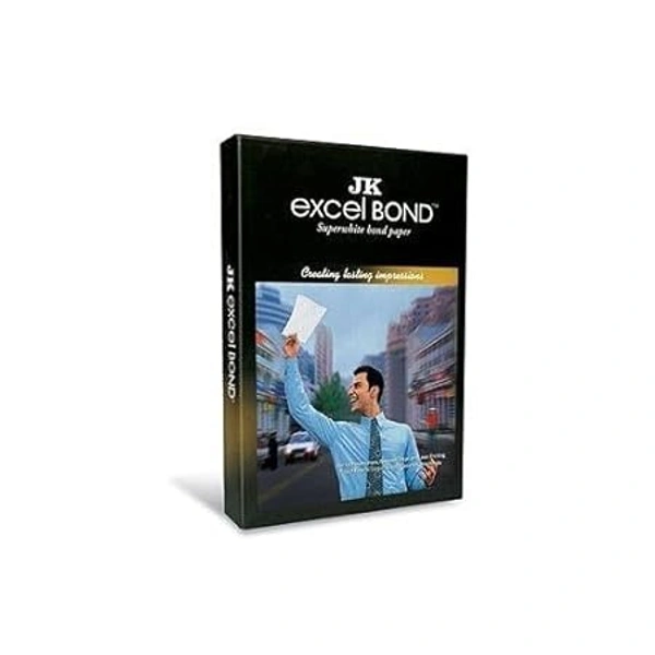 JK Excel Bond  A4 80GSM - White, Pack of 20 PKT, A4, 90