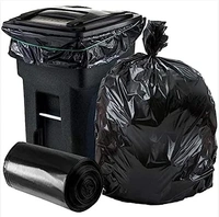 Swacleen Premium Garbage Bags Size 24 X 32 Inches (Large) 60 Bags - Black, 24*32