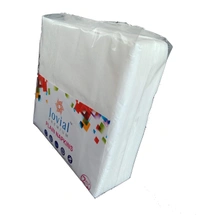 JOVIAL Jovial Premium Napkin 1 Ply, 50 Sheet (Pack of 5) - White, 50, 1PLY, Pack of 5, 30*30