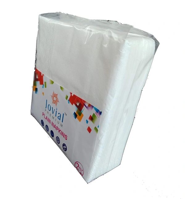 JOVIAL Jovial Premium Napkin 1 Ply, 50 Sheet (Pack of 5) - White, 50, 1PLY, Pack of 5, 30*30