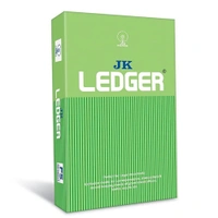 JK Ledger FS 90 GSM - White, Pack Of 5 Reams, FS, 80