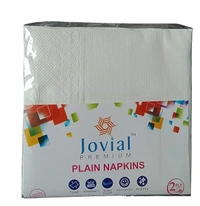 JOVIAL Jovial Premium Napkin 1 Ply, 50 Sheet (Pack of 5) - White, 50, 1PLY, Pack of 5, 30*30