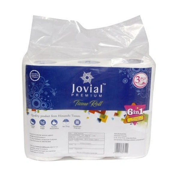 Jovial Toilet Paper (6 IN 1) Pack Of 5 - Pack of 5