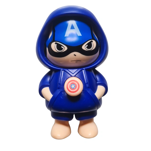 Trending Super Cute Big Sized Face Changing Captain America Doll Keychain And Best Gift For Favorite Person