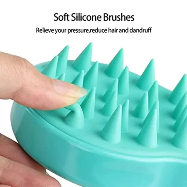 SILICONE SOFT SCALP MASSAGE BRUSH