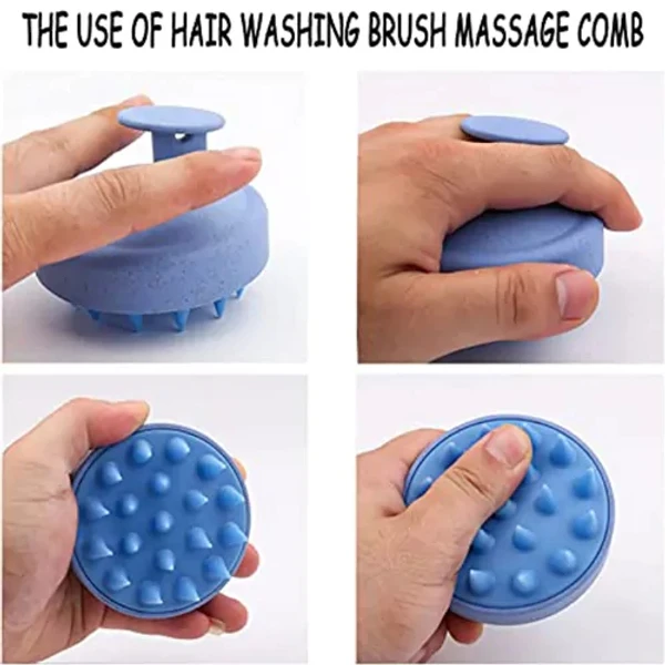 SILICONE SOFT SCALP MASSAGE BRUSH