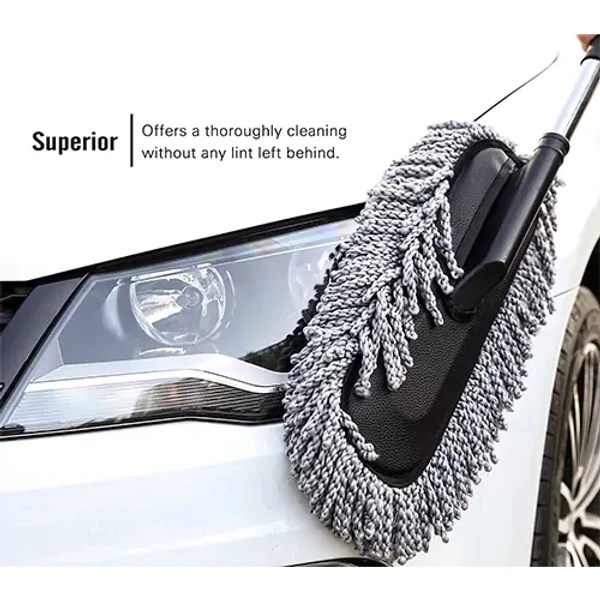 MICROFIBER TELESCOPIC HANDLE BRUSH CAR DUSTER