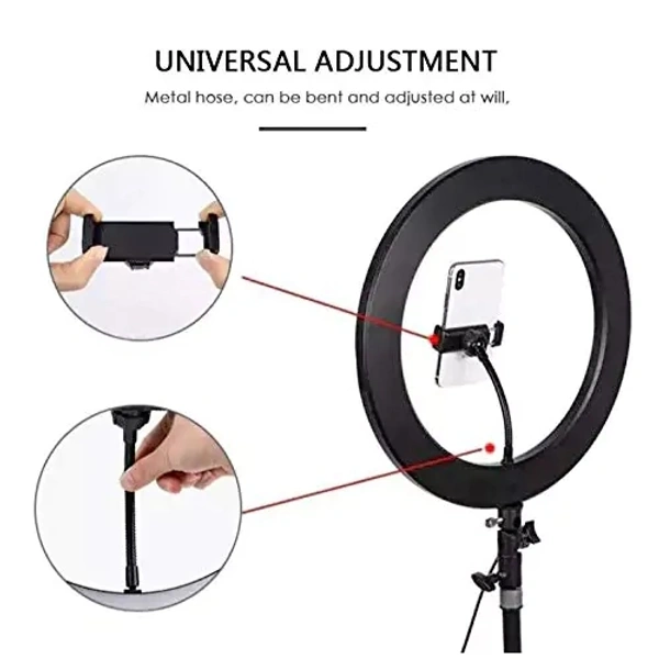 10 INCHES RING LIGHT WITH EXTENDABLE 7 FEET TRIPOD STAND