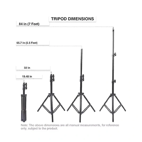 10 INCHES RING LIGHT WITH EXTENDABLE 7 FEET TRIPOD STAND