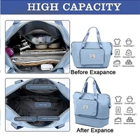 High Quality Pocket Friendly Foldable Water Proof Travel Bag With Extendable Size Option