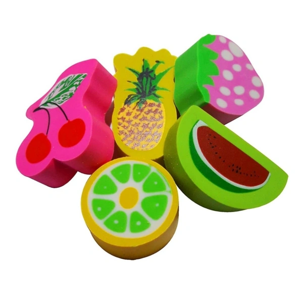 Cute Kid's Favourite Colourful Erasers(3pcs)
