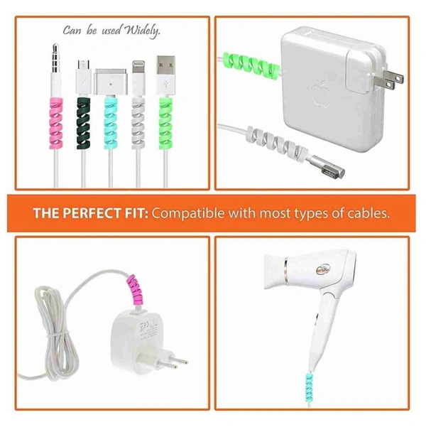 Mobile Earphone and Cable Protecting Clips (4pcs)