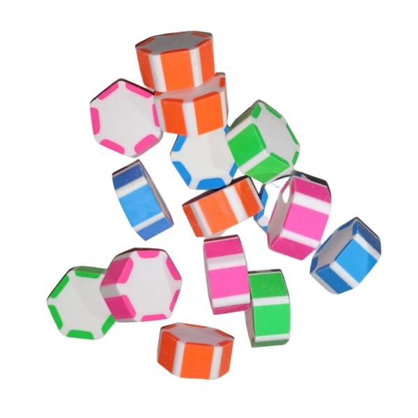 Kids Favourite Hexagon Eraser (2pcs)