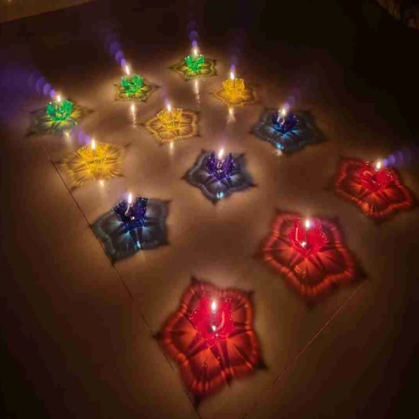 Diwali Reflection Diya Set (12pcs)