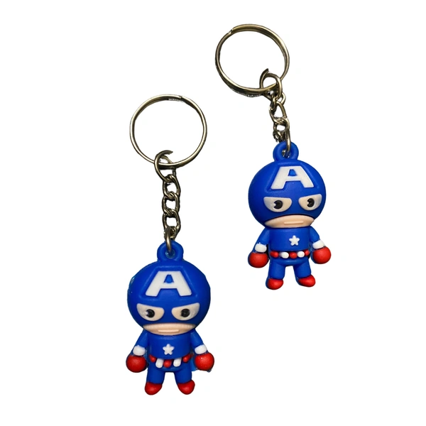 Cute Captain America Keychain KC015