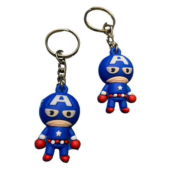 Cute Captain America Keychain KC015