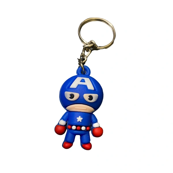 Cute Captain America Keychain KC015
