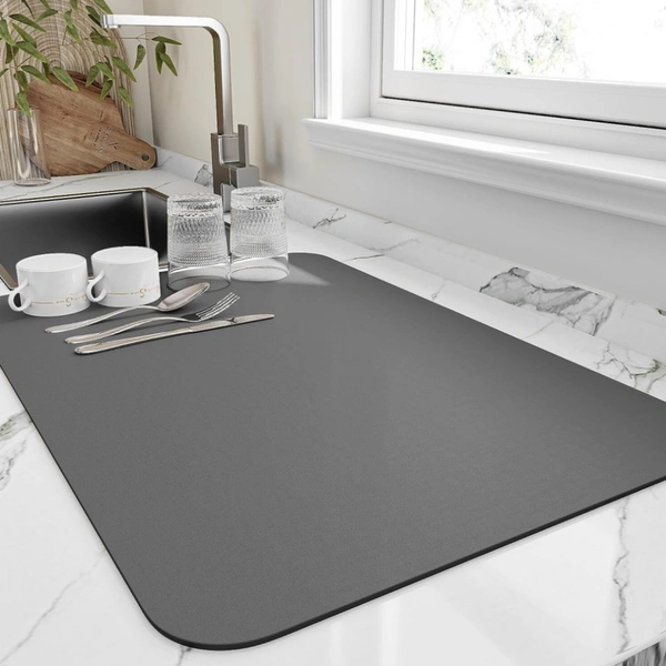 Premium Kitchen Dishes and Vessels Drying Water Absorbing Mat MT014