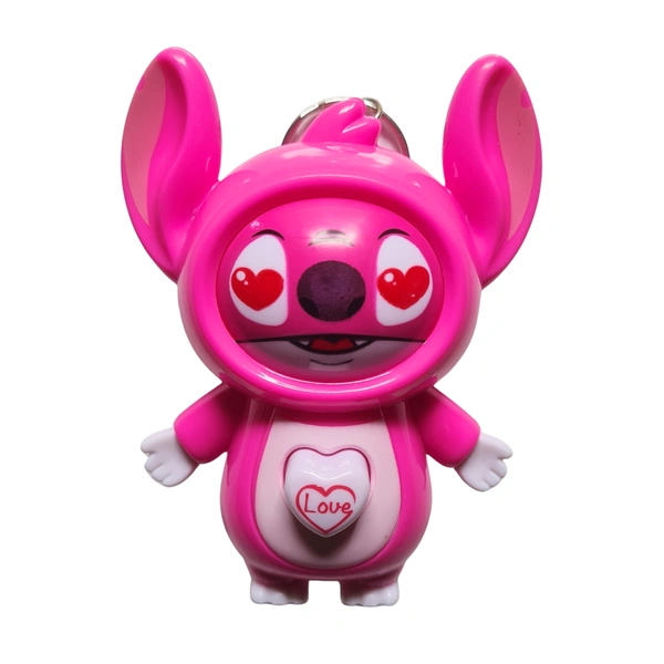 Trending Super Cute Big Sized Face Changing Stich Doll Keychain And Best Gift For Favorite Person