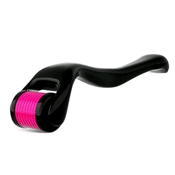 DERMA ROLLER WITH 540 TITANIUM ALLOY MICRO NEEDLES FOR HAIR & BEARD, SCAR, SKIN AGEING, HAIR REGROWTH