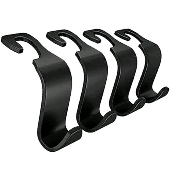 CAR BACKSEAT HEAD REST ORGANIZER HOOKS 4PCS