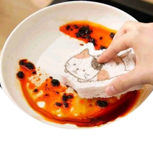 Magic Dish Washing Cartoon Sponge (Pack Of 2)