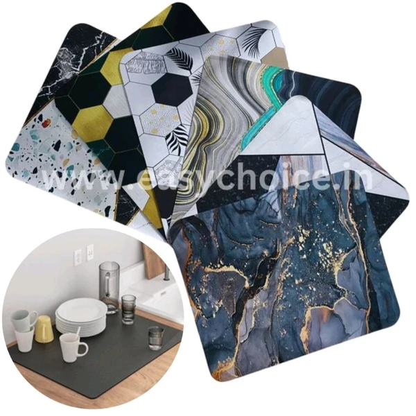 Premium Design Dishes & Vessels Drying Water Absorbing Mats MT003