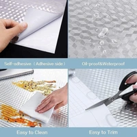 Silver Adhesive Wall Sticker (60×200cms)