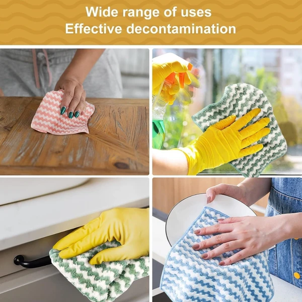 Premium Soft Microfiber Kitchen Vessel Cleaning Cloth