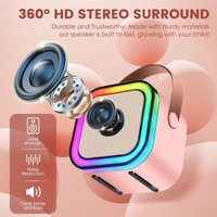 Premium Portable Bluetooth Speaker With Wireless Mic And karaoke Mode