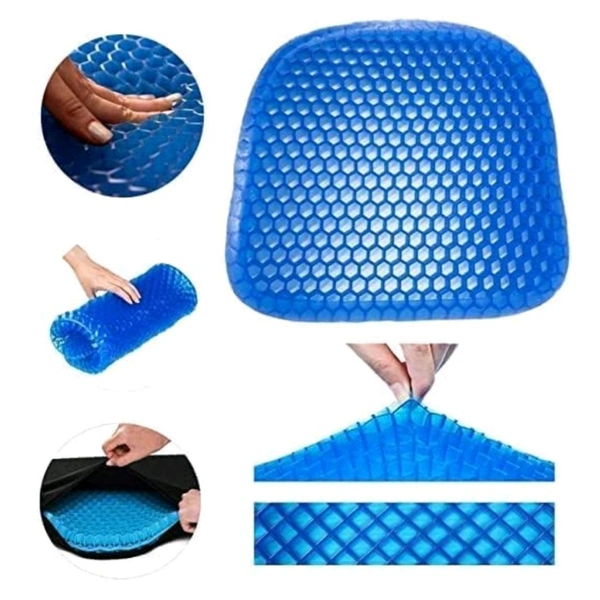 Soft Breathable Cushion Seat Pillow With Cover For Car, Chair And Multipurpose (Egg Sitter) 