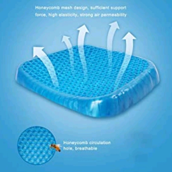 Soft Breathable Cushion Seat Pillow With Cover For Car, Chair And Multipurpose (Egg Sitter) 