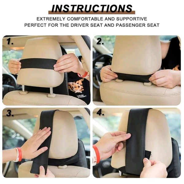 Premium Super Soft Cushion Car Seat Head Rest