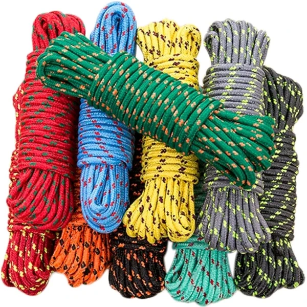 Cute And Colorful Strong Nylon Braided Cotton Ropes