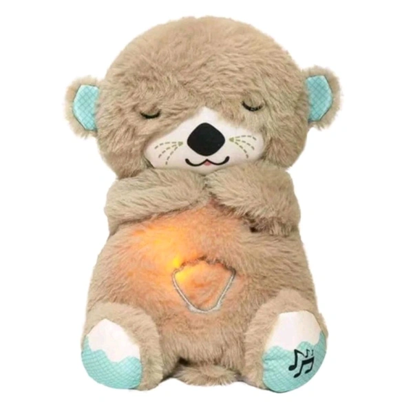 Super Cute  Sleeping Breathing Teddy With Light And Soothing Relaxing Sound 