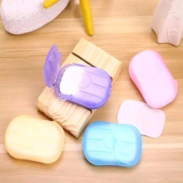 Travel Friendly Paper Soap Sheats With Carrying Box