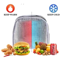 Premium Solid Colored Insulated Lunch Bag 