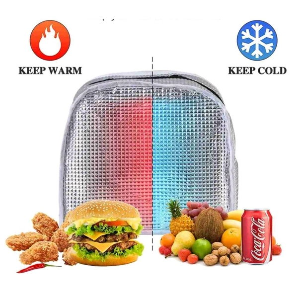 Premium Solid Colored Insulated Lunch Bag 