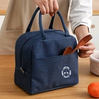 Premium Solid Colored Insulated Lunch Bag 