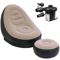 2 in 1 High Quality Inflatable Sofa Set With Pump For Air Filling