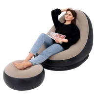 2 in 1 High Quality Inflatable Sofa Set With Pump For Air Filling
