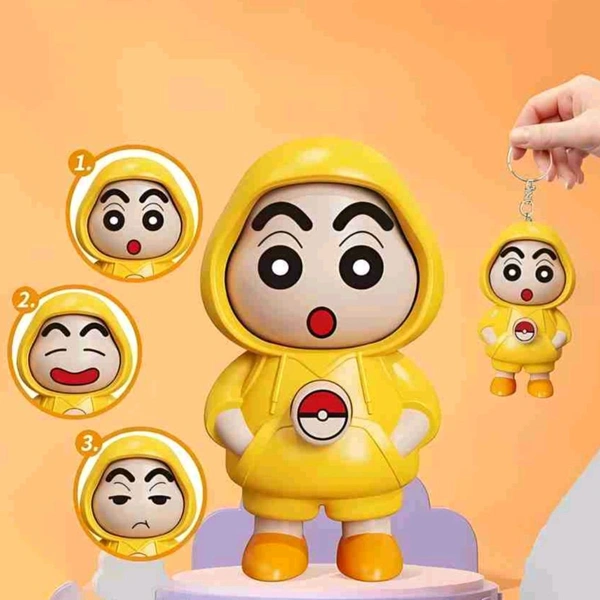 Trending Super Cute Big Sized Face Changing Shinchan Keychain And Best Gift For Favorite Person