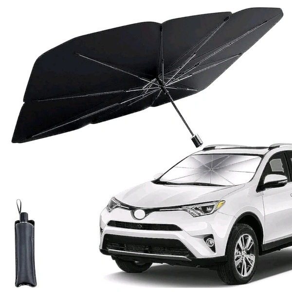 High Quality Big Sized Car Windshield Sun Shade Umbrella For High Protection From Sunlight Heat